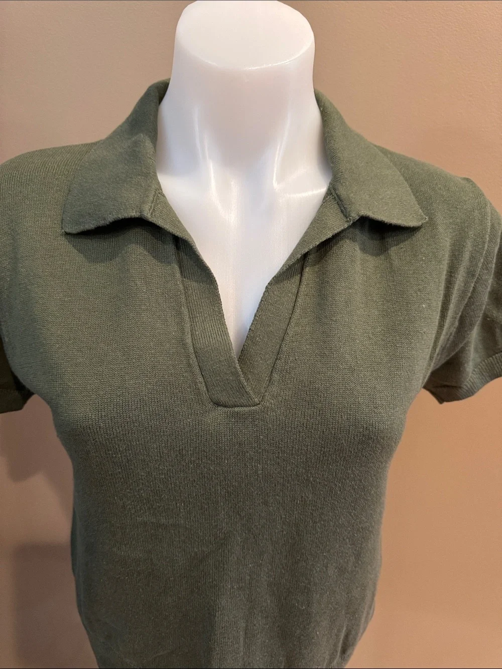 J. Crew short sleeve sweater with linen